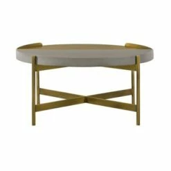 Dua Coffee Table Gray Concrete/Antiqued Brass - Armen Living 11 Dua Coffee Table Gray Concrete/Antiqued Brass - Armen Living -Coffee Tables Elegant store unnamed file 4584