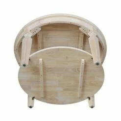 Vista Round Coffee Table - International Concepts Brown -Coffee Tables Elegant store unnamed file 4597