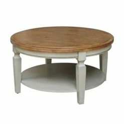 Vista Round Coffee Table - International Concepts Brown -Coffee Tables Elegant store unnamed file 4600