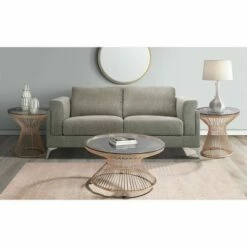Poppy Round Coffee Table - Picket House Furnishings Gold