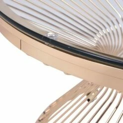 Poppy Round Coffee Table - Picket House Furnishings Gold -Coffee Tables Elegant store unnamed file 4607