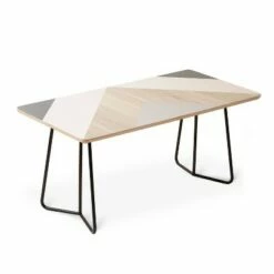 Iveta Abolina Chevron Peak Coffee Table Black - Deny Designs -Coffee Tables Elegant store unnamed file 461