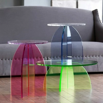 A&B Home Callie Coffee Table Clear Green - A&B Home 4 A&B Home Callie Coffee Table Clear Green - A&B Home - Image 2