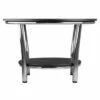 Maya Round Coffee Table, Black Top, Metal Legs - Black, Metal - Winsome -Coffee Tables Elegant store unnamed file 4623