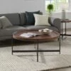 42" Brookline Round Coffee Table Medium Chestnut - Alaterre Furniture