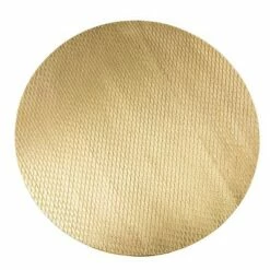 Haddfield Round Cocktail Table with Embossed Top Brass/Black - Aiden Lane -Coffee Tables Elegant store unnamed file 4661