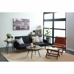 Olivia & May Wood and Iron Coffee Table Gray - Olivia & May 19 Olivia & May Wood and Iron Coffee Table Gray - Olivia & May -Coffee Tables Elegant store unnamed file 4684