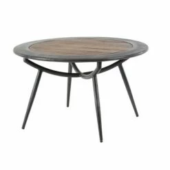 Olivia & May Wood and Iron Coffee Table Gray - Olivia & May 20 Olivia & May Wood and Iron Coffee Table Gray - Olivia & May -Coffee Tables Elegant store unnamed file 4685