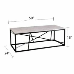 Arendale Faux Marble Coffee Table Matte Black - Aiden Lane 15 Arendale Faux Marble Coffee Table Matte Black - Aiden Lane -Coffee Tables Elegant store unnamed file 469