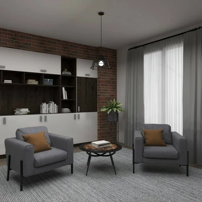 Olivia & May Wood and Iron Coffee Table Gray - Olivia & May 14 Olivia & May Wood and Iron Coffee Table Gray - Olivia & May - Image 12