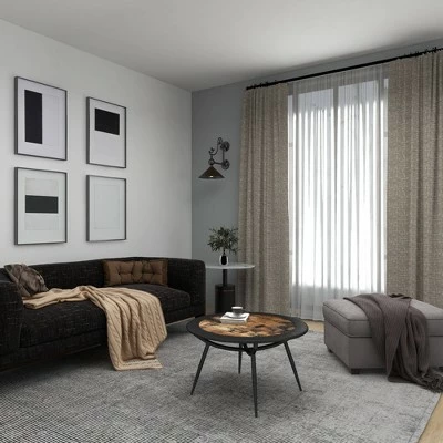 Olivia & May Wood and Iron Coffee Table Gray - Olivia & May 15 Olivia & May Wood and Iron Coffee Table Gray - Olivia & May - Image 13