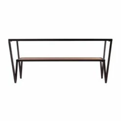 Holly & Martin Vickdale Glass Top Cocktail Table Black/Brown - Holly & Martin -Coffee Tables Elegant store unnamed file 471