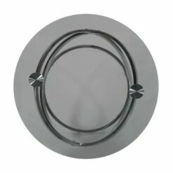 Silvia Modern Glass Top Round Coffee Table Gray/Chrome - Christopher Knight Home -Coffee Tables Elegant store unnamed file 4722