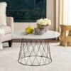 Roe Coffee Table - White - Safavieh -Coffee Tables Elegant store unnamed file 4729