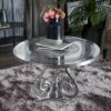 Olivia & May Traditional Aluminum Coffee Table Silver - Olivia & May -Coffee Tables Elegant store unnamed file 4776