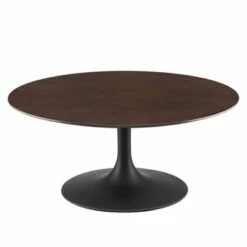 36" Lippa Round Wood Coffee Table - Modway Gold/natural -Coffee Tables Elegant store unnamed file 4789