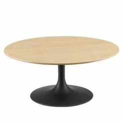 36" Lippa Round Wood Coffee Table - Modway Gold/natural -Coffee Tables Elegant store unnamed file 4790