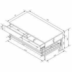 Loring Coffee Table - Project 62™ Oak -Coffee Tables Elegant store unnamed file 48