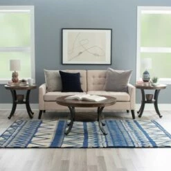 Angelo Cocktail Table - Powell Company Pewter -Coffee Tables Elegant store unnamed file 4814