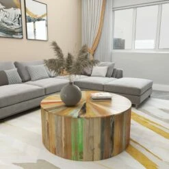 Olivia & May Rustic Reclaimed Wood Coffee Table Brown - Olivia & May -Coffee Tables Elegant store unnamed file 4886