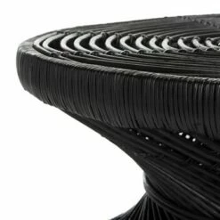 Grimson Large Bowed Coffee Table - Safavieh Black -Coffee Tables Elegant store unnamed file 4895