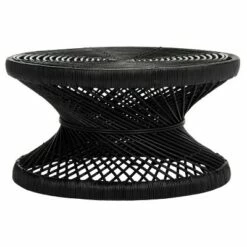 Grimson Large Bowed Coffee Table - Safavieh Black -Coffee Tables Elegant store unnamed file 4898