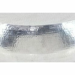 Olivia & May Contemporary Aluminum Coffee Table Silver - Olivia & May -Coffee Tables Elegant store unnamed file 4906