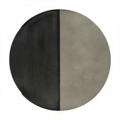 Round Dua Concrete Coffee Table Gray/Black - Armen Living -Coffee Tables Elegant store unnamed file 4919