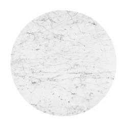 31" Argentine Marble Round Coffee Table - Poly & Bark Walnut -Coffee Tables Elegant store unnamed file 4927