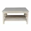 Hampton Square Coffee Table - International Concepts Wood