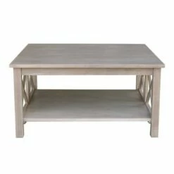 Hampton Square Coffee Table - International Concepts Wood -Coffee Tables Elegant store unnamed file 4938