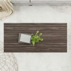 Eliza Metal and Wood Coffee Table with Storage Shelf - Brookside Home Dark Oak -Coffee Tables Elegant store unnamed file 499