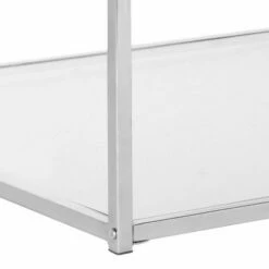 Malone High Gloss Coffee Table - White/Chrome - Safavieh -Coffee Tables Elegant store unnamed file 4995