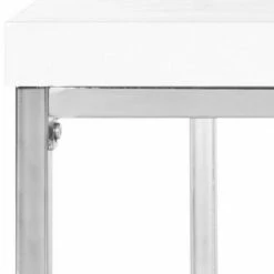 Malone High Gloss Coffee Table - White/Chrome - Safavieh -Coffee Tables Elegant store unnamed file 4997