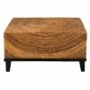 Chickasaw Abaca Square Coffee Table - Brown - East At Main -Coffee Tables Elegant store unnamed file 4998
