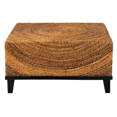 Chickasaw Abaca Square Coffee Table - Brown - East At Main 3 Chickasaw Abaca Square Coffee Table - Brown - East At Main