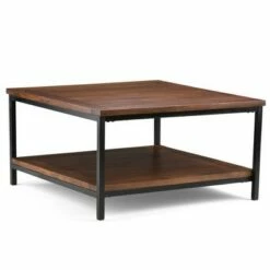 Rhonda Square Coffee Table - WyndenHall Natural -Coffee Tables Elegant store unnamed file 5010