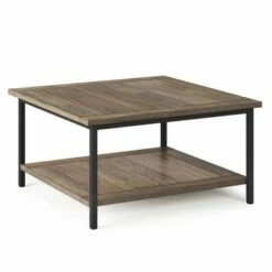 Rhonda Square Coffee Table - WyndenHall Natural -Coffee Tables Elegant store unnamed file 5012