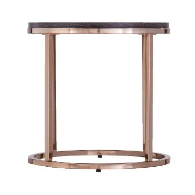 3pc Linder Round Nesting Coffee Tables Champagne - Aiden Lane 8 3pc Linder Round Nesting Coffee Tables Champagne - Aiden Lane - Image 6