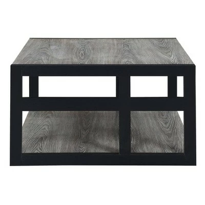 Monterey Square Coffee Table Weathered Gray/Black - Breighton Home 5 Monterey Square Coffee Table Weathered Gray/Black - Breighton Home - Image 3