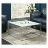 Gold Coast Faux Marble Coffee Table Faux Marble/Silver - Breighton Home -Coffee Tables Elegant store unnamed file 5119