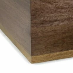 28" Gillean Square Coffee Table Dark Brown - WyndenHall -Coffee Tables Elegant store unnamed file 5134