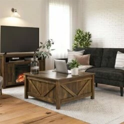 Room & Joy Brookside Lift Top Coffee Table Rustic - Room & Joy