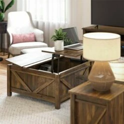 Room & Joy Brookside Lift Top Coffee Table Rustic - Room & Joy -Coffee Tables Elegant store unnamed file 5146