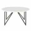 Kinsler Round Coffee Table White - Picket House Furnishings -Coffee Tables Elegant store unnamed file 5170
