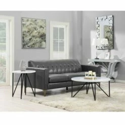 Kinsler Round Coffee Table White - Picket House Furnishings -Coffee Tables Elegant store unnamed file 5172