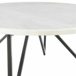 Kinsler Round Coffee Table White - Picket House Furnishings -Coffee Tables Elegant store unnamed file 5174