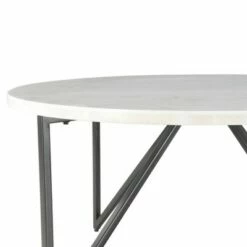 Kinsler Round Coffee Table White - Picket House Furnishings -Coffee Tables Elegant store unnamed file 5175