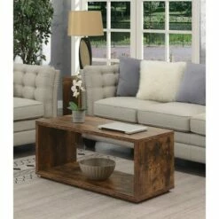 Northfield Admiral Coffee Table with Shelf Barnwood - Breighton Home
