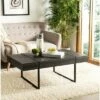 Tristan Rectangular Modern Coffee Table - Safavieh Black